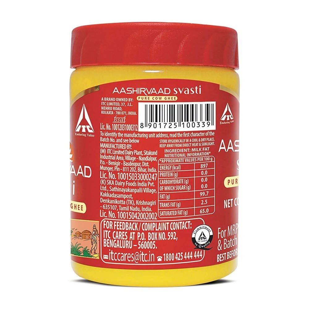 Aashirvaad Svasti Pure Cow Ghee | Premium Desi Ghee with Rich Aroma