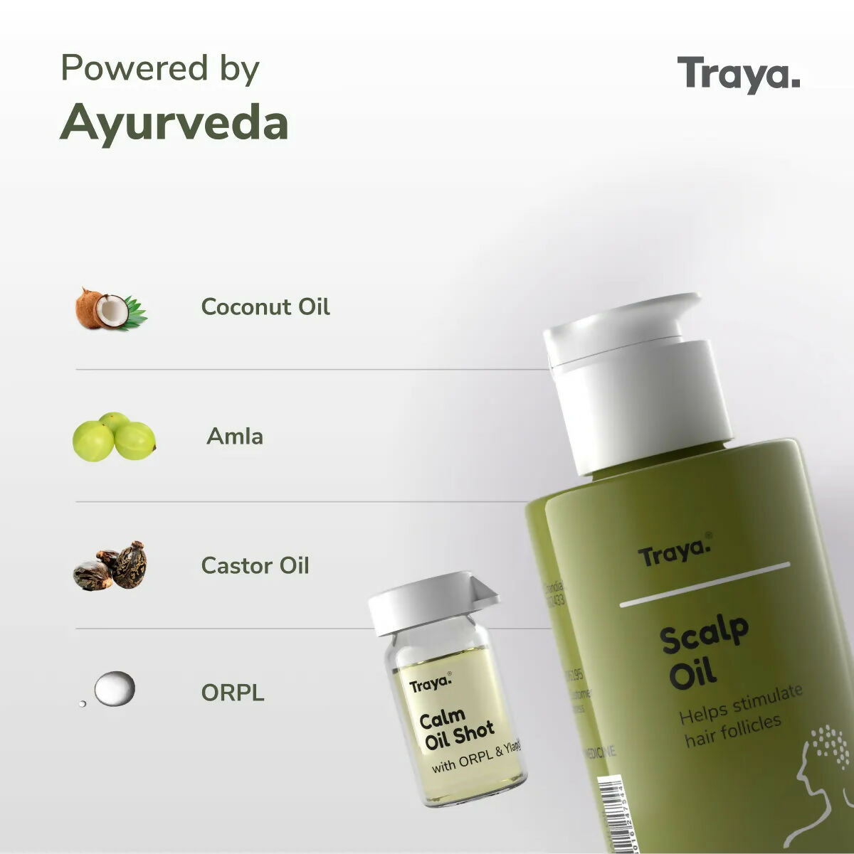 Traya Scalp Oil with Calm Oil Shot