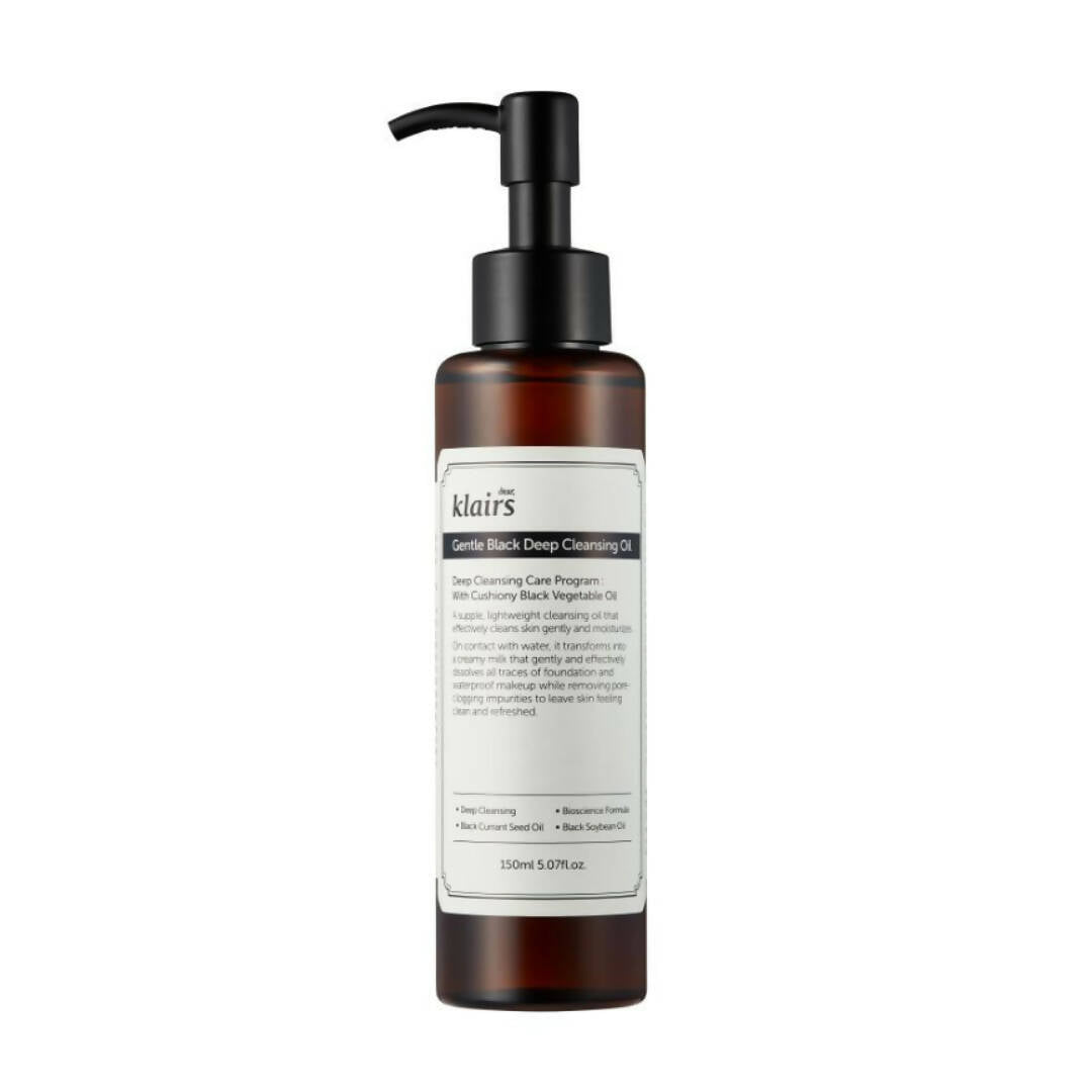 Dear Klairs Gentle Black Deep Cleansing Oil