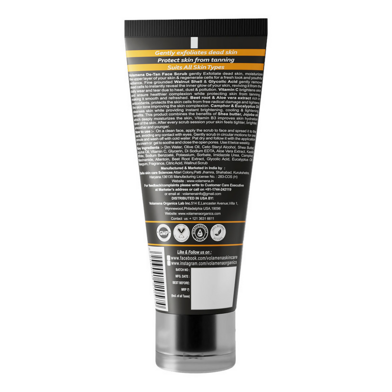 Volamena De-Tan Face Scrub
