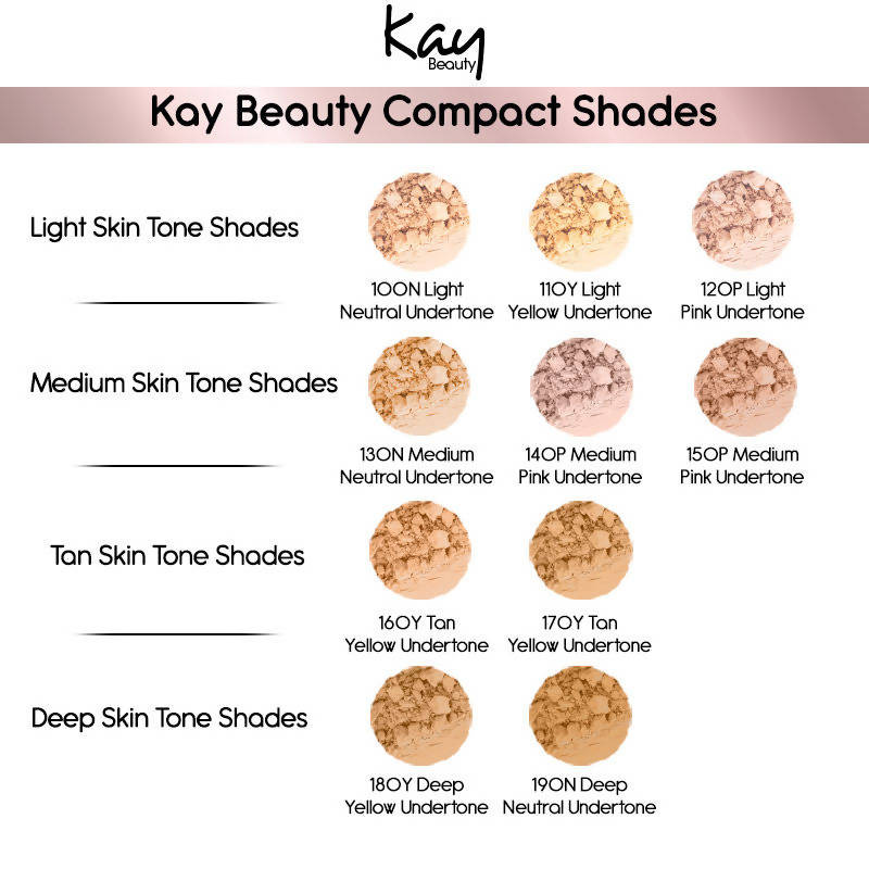 Kay Beauty By Katrina Kaif Matte Compact - 140P Medium