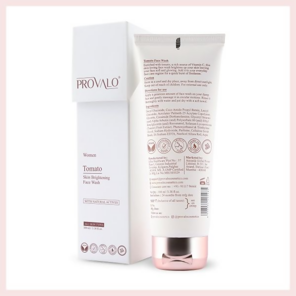 Provalo Tomato Skin Brightening Face Wash For Women