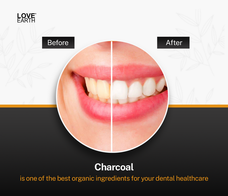 Love Earth Teeth Whitening Charcoal Powder