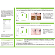 Scientific study on Kafalea plant extract for wrinkle reduction and skin radiance improvement.