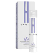 Happier Powerberry Sunscreen bottle and packaging on a white background