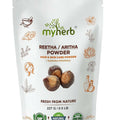 Myherb Natural Pure Organic Double Filtered Aritha/Reetha Powder