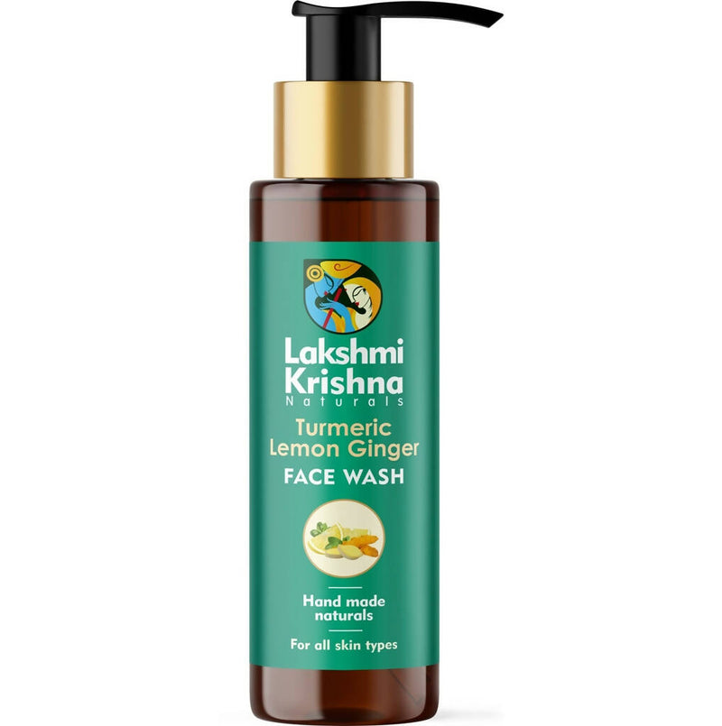 Lakshmi Krishna Naturals Turmeric Lemon Ginger Face Wash