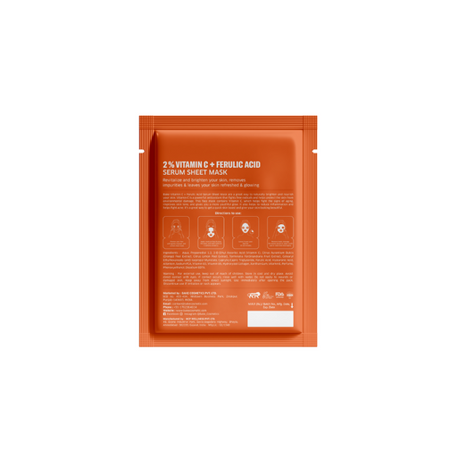 Bake 2% Vitamin C + Ferulic Acid Serum Sheet Mask