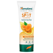 Himalaya Dark Spot Clearing Turmeric Face Pack tube on a white background