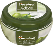 Himalaya Olive Extra Nourishing Cream jar on a white background