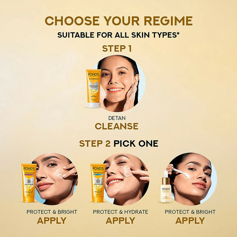 Ponds DeTan Face Wash With Niacinamide & Vitamin C