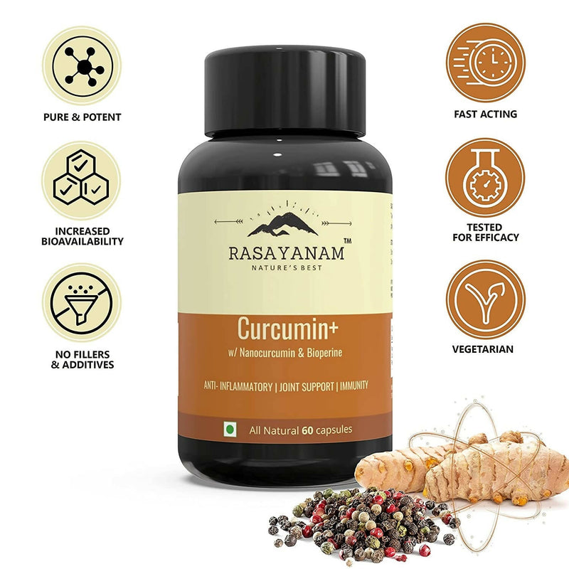 Rasayanam Curcumin+ Capsules - Limited Time Offer