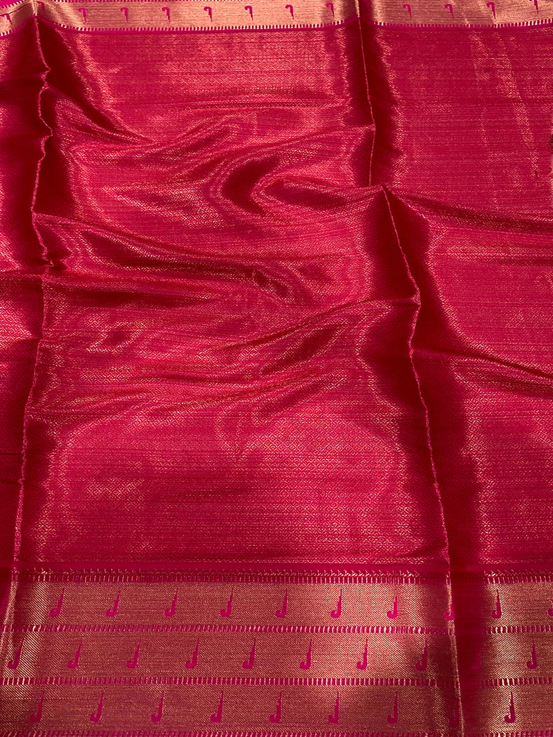 White Kalamkari Digital Printed Saree