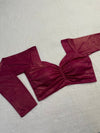 Hot Pink Dhupion Blouse