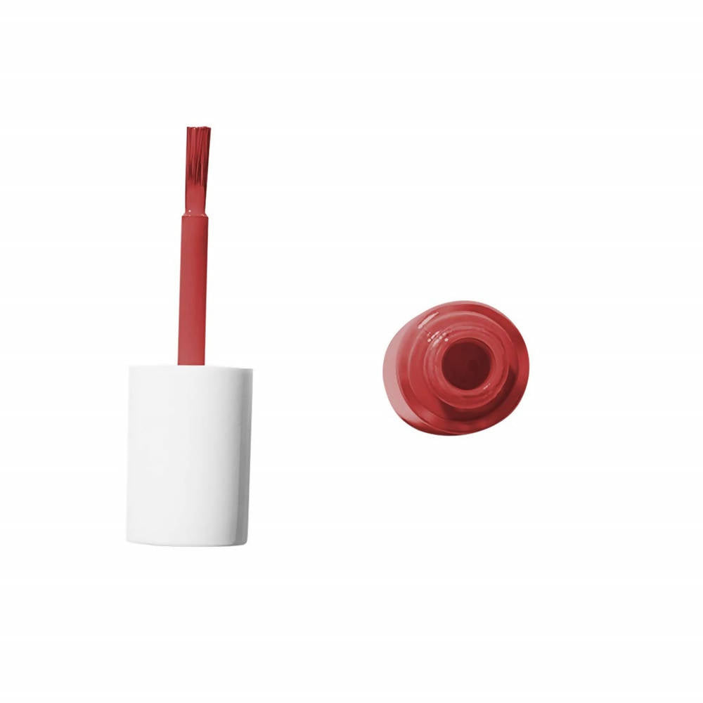 MYGLAMM LIT Flawless Finish Nail Enamel - Boi Bye - Stunning Red (7 Ml)