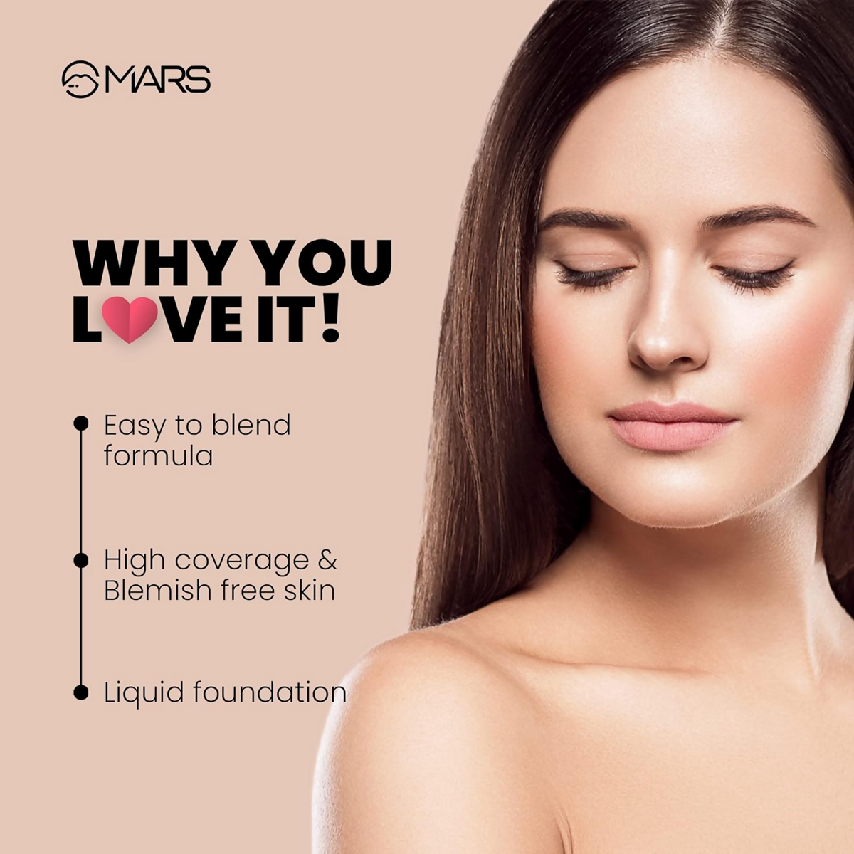 MARS Cosmetics High Coverage Liquid Matte Foundation - Shade 05
