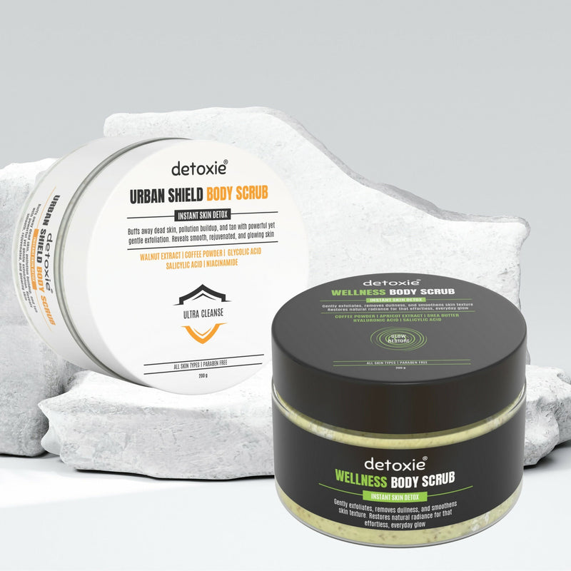 Detoxie Body Scrubs Combo- Urban Shield & Wellness