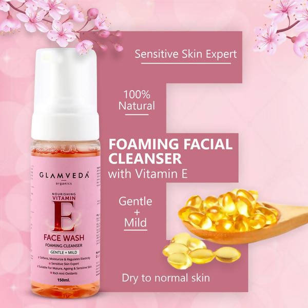 Glamveda Vitamin E Gentle Foaming Face Wash