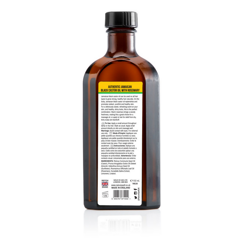 Nature Spell Rosemary With Jamaican Black Castor Oil For Hair & Skin