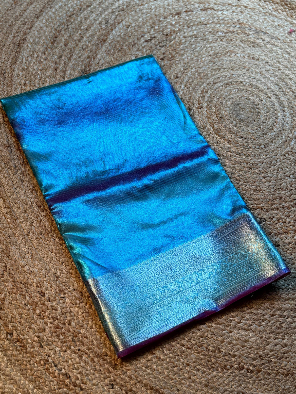 Radiance Dual Tone Tissue Silk Saree