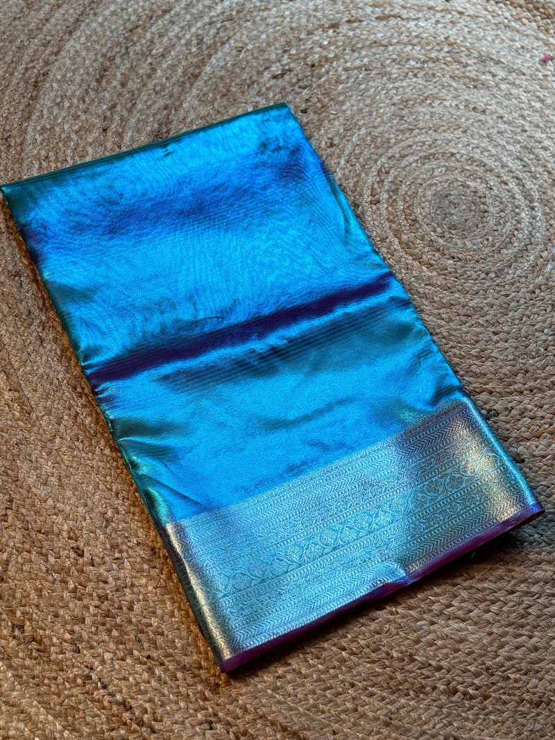 Radiance Dual Tone Tissue Silk Saree