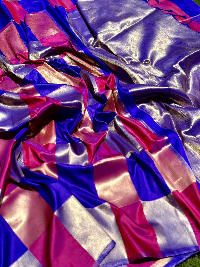 Square Grace Kanjivaram Silk Saree