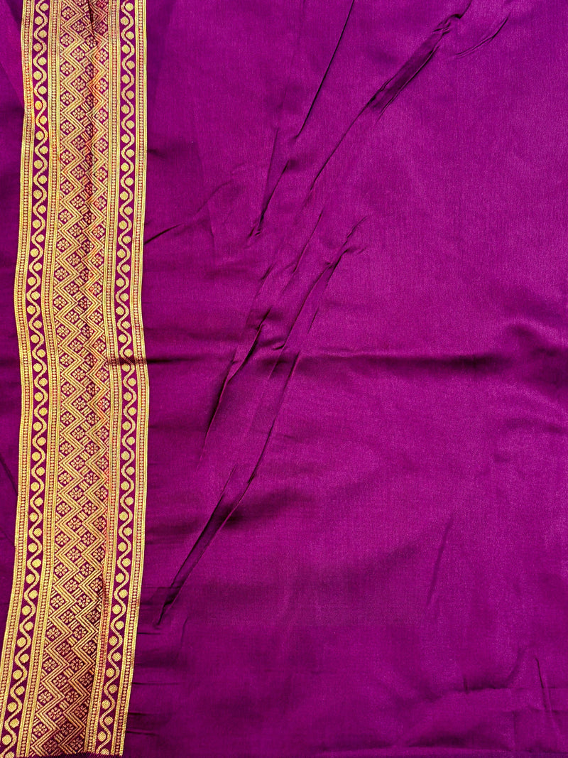 Peacock Aura Banarasi Katan Silk Saree