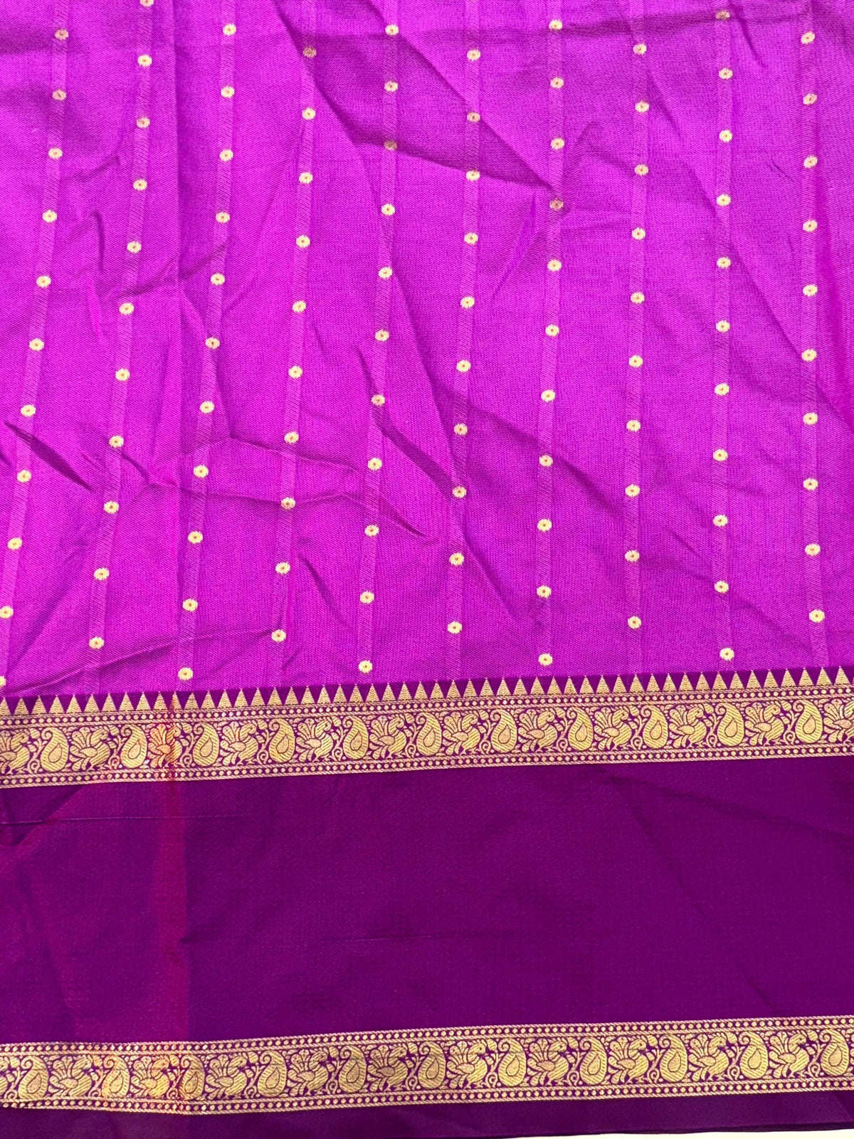 Pink Gadhwal Pure Soft Silk Saree