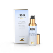 ISDIN Hyaluronic Concentrate skincare product and packaging on a white background