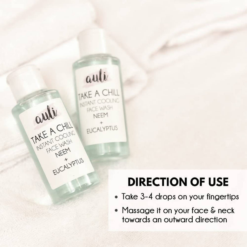 Auli Take A Chill Instant Cooling Face Wash