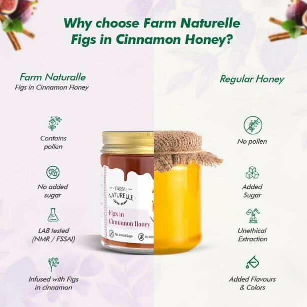 Farm Naturelle Figs in Cinnamon Honey Sweet & Healthy Delight