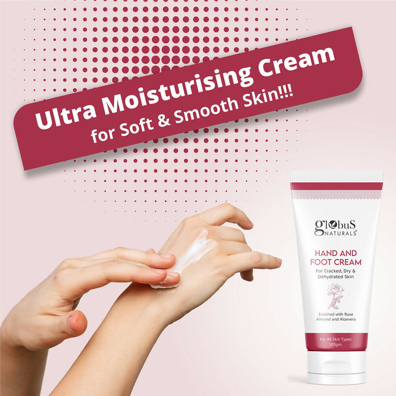 Globus Naturals Nourishing Hand & Foot Cream, On The Go Hydration