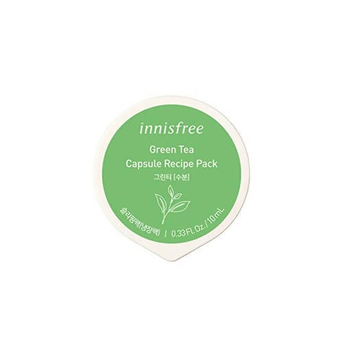 Innisfree Green Tea Capsule Recipe Pack on a white background