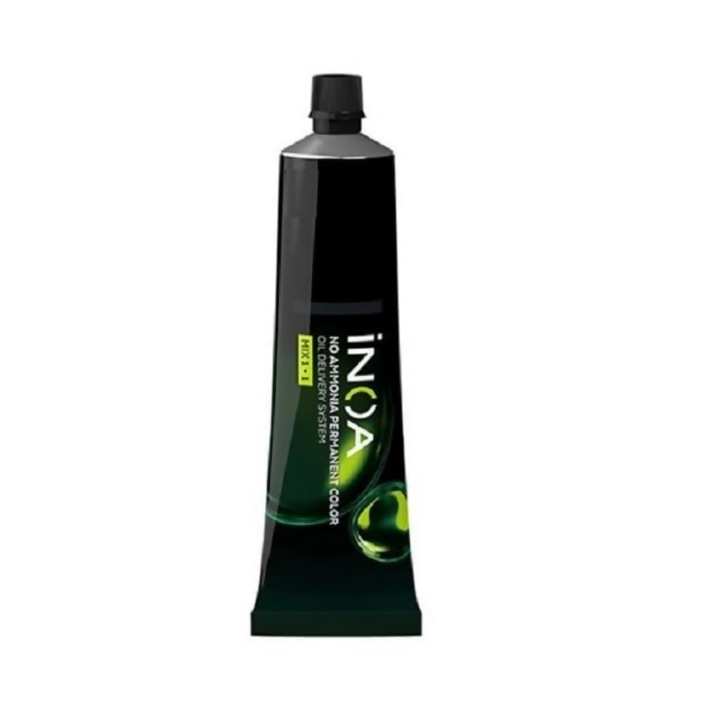 Inoa hair color tube on a white background