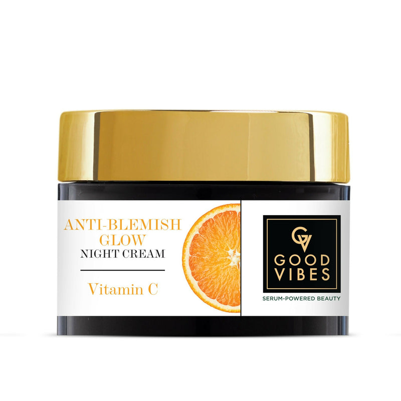Good Vibes Anti-Blemish Vitamin C Glow Night Cream - Spotless, Brightening, Depigmentation, Reduces dark spot