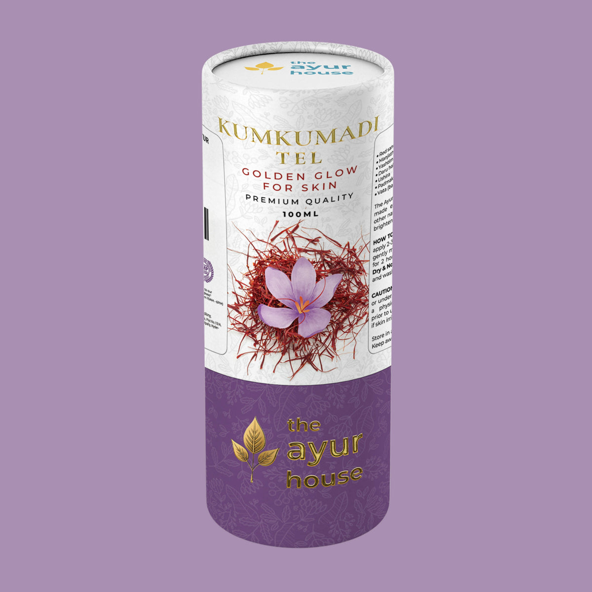 The Ayur House Kumkumadi Tel - Golden Glow Face Oil