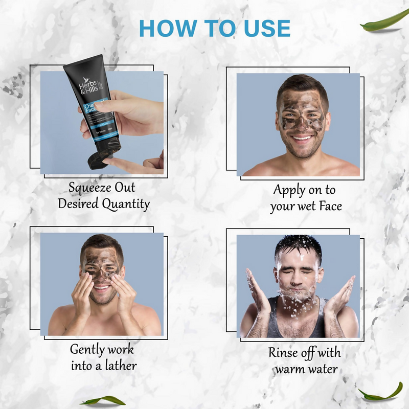 Herbs & Hills Charcoal Face Wash