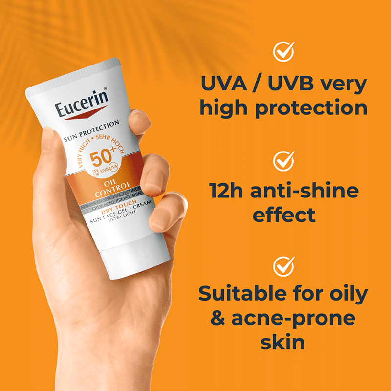Eucerin Oil Control Dry Touch Sunscreen Gel Cream SPF 50+