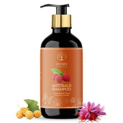 Ivory Anti Bald Shampoo bottle with pump on a white background