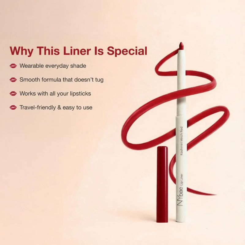 NY Bae 2-in-1 Lip Liner & Lip Colour - Kashmiri Mirch