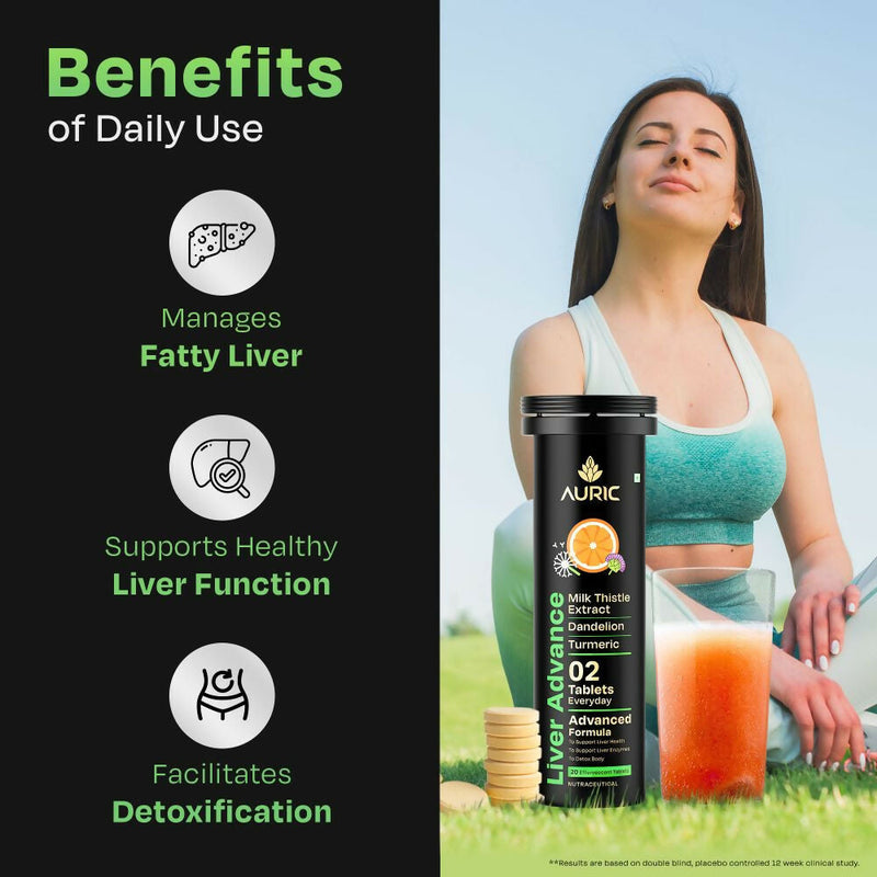 Auric Liver Advance Effervescent Tablets