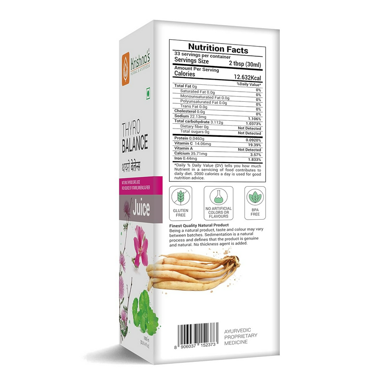 Krishna'S Herbal & Ayurveda Thyro Balance Juice
