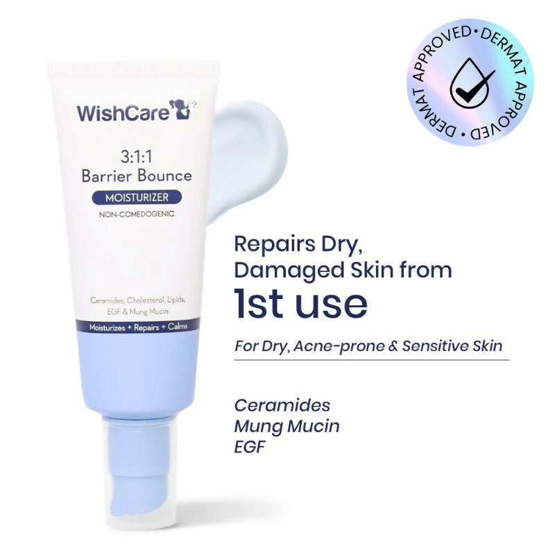 Wishcare 3:1:1 Barrier Bounce Moisturizer with Non-Comedogenic