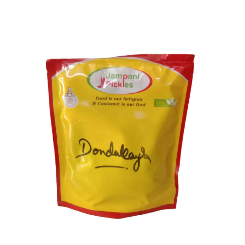 Yellow and red package with 'Dondalaya' branding on a white background