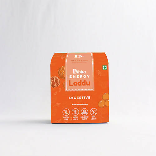 Dibha Digestive Laddu (Vegan, Sugar-Free, Gluten-Free, 100% Natural)