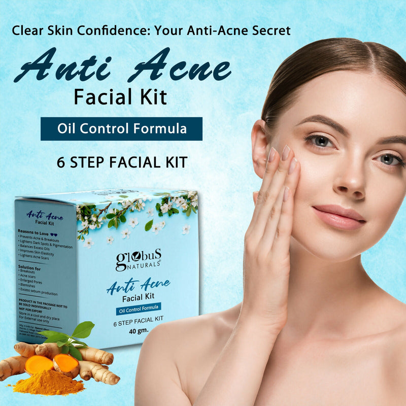 Globus Naturals Anti Acne 6 Step Facial Kit