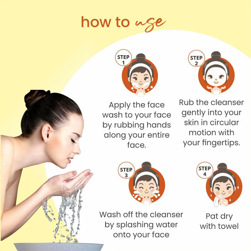 Globus Remedies Anti Ageing Globus Naturals Anti-Ageing Skin Brightening Vitamin C Face Wash