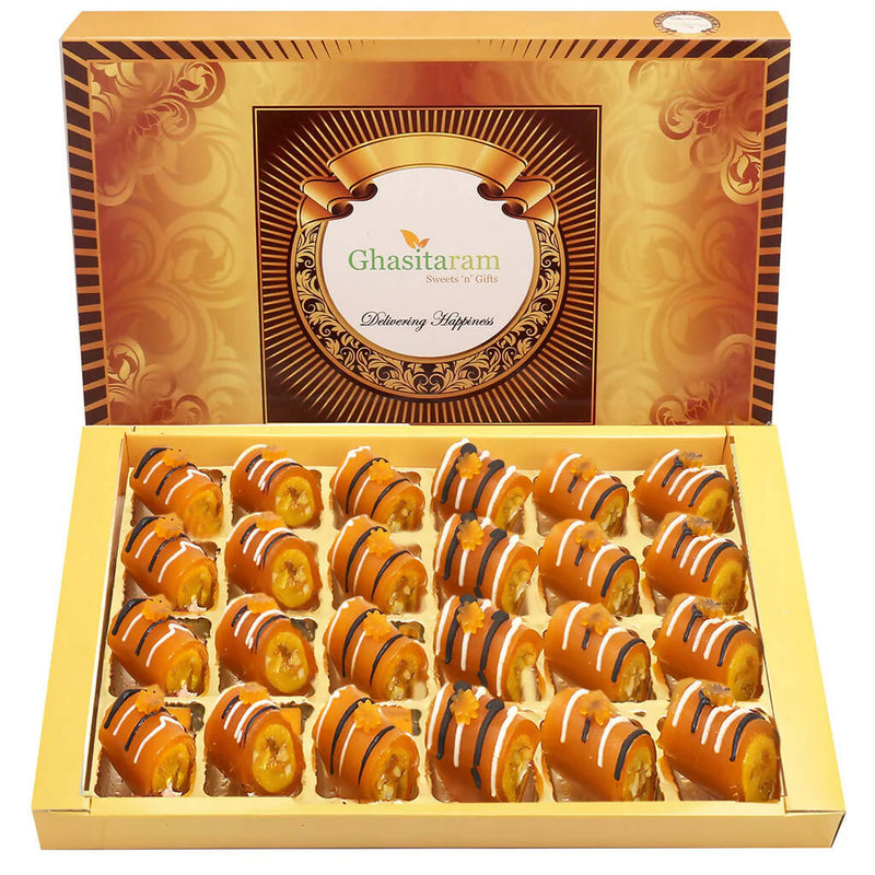 Ghasitaram Mango Roll Delight Sweets