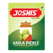 Joshi's Amla Pickle packaging with green and red design