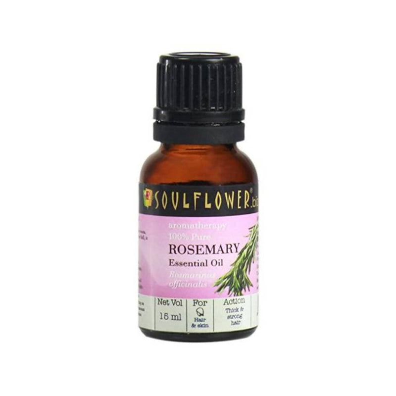 Soulflower Rosemary Oil for Healthy Hair and Shiny Skin